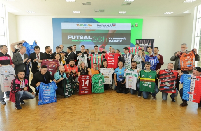 TV Paraná Turismo vai transmitir jogos dos campeonatos estaduais de futsal a partir de julho