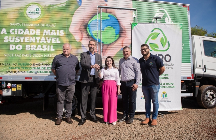 Unidade de valorização de resíduos orgânicos de Santa Terezinha de Itaipu recebe novos equipamentos