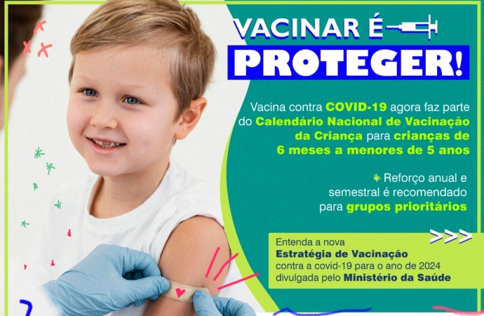 Vacina da Covid faz parte do calendário de vacinação da população brasileira