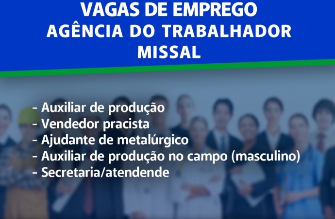 Vagas de emprego em Missal