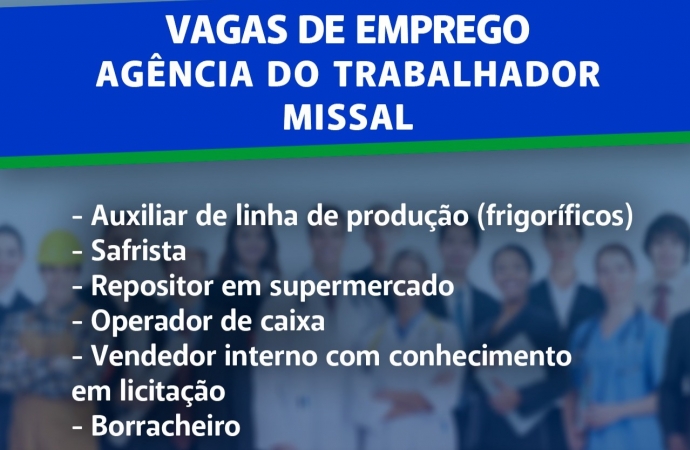 Vagas de emprego em Missal