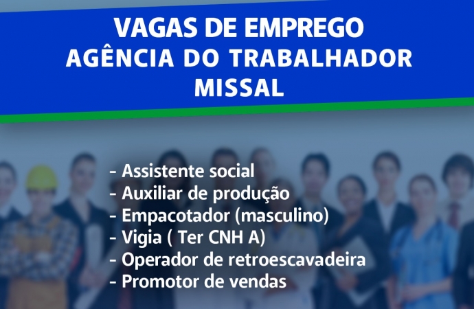 Vagas de emprego em Missal