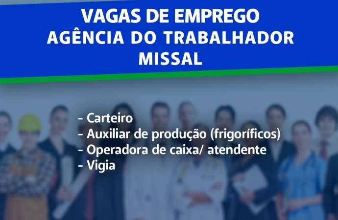 Vagas de emprego em Missal