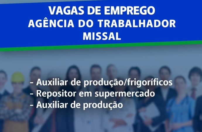 Vagas de emprego em Missal