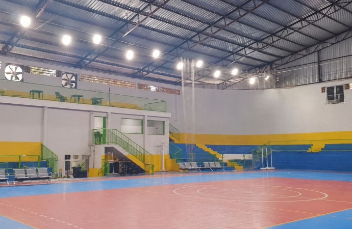 Valdir Pereira detalha melhorias no Ginásio Valter Marcon e destaca foco do São Miguel Futsal
