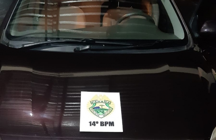Veículo e dinheiro furtados são recuperados pela PM em São Miguel do Iguaçu