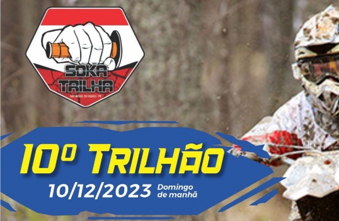 Vem aí o 10º trilhão de motos da Equipe Soka Trilha de São Miguel do Iguaçu