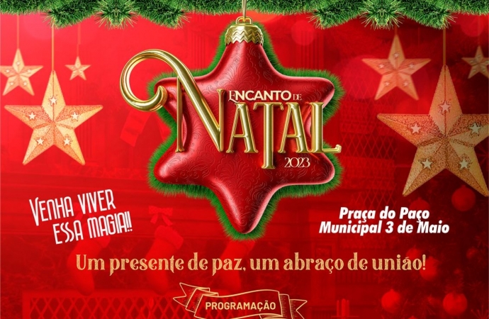 Venha viver conosco o Encanto de Natal de Santa Terezinha de Itaipu