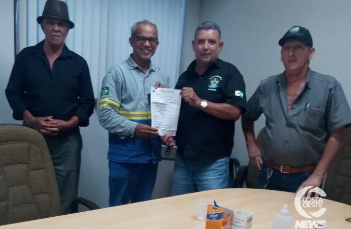 Vereador solicita bomba de água para comunidade rural de São Miguel do Iguaçu
