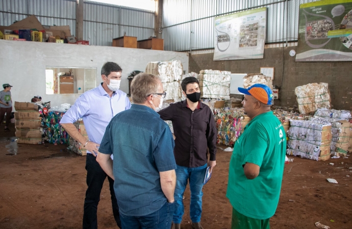 Vice-prefeito de Medianeira visita a Associação dos Agentes do Meio Ambiente