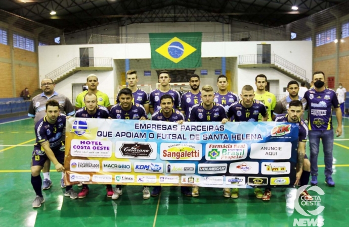 Virada espetacular garante vitória do Santa Helena Futsal sobre o Guaíra pela Taça Bronze