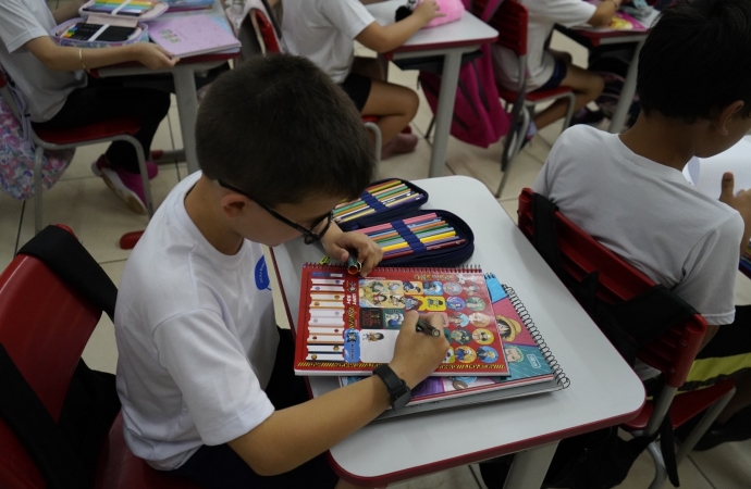 Volta às aulas na rede municipal de ensino de Santa Terezinha de Itaipu