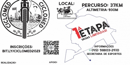 19 de Março acontece a 1ª Etapa do Ciclomed