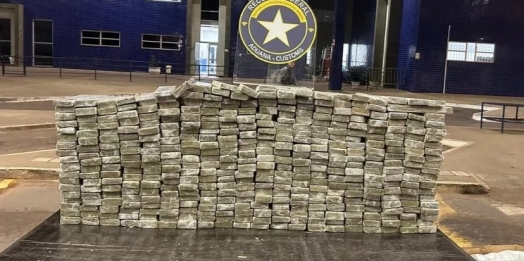 343,3 kg de maconha são apreendidos na Ponte Internacional da Amizade