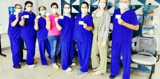 424 pessoas já foram vacinadas contra a Covid-19 em Santa Helena