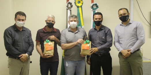 Membros da Diretoria da Cresol visitam Serranópolis do Iguaçu