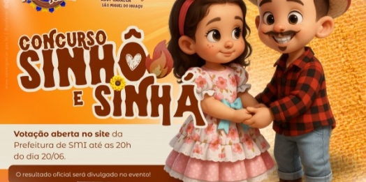 Aberta a votação para escolha dos casais Sinhô e Sinhá do 4º Arraiá Junino de São Miguel do Iguaçu