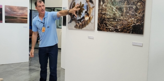 Aberta em Santa Helena, exposição que mostra belas imagens da região do Lago de Itaipu