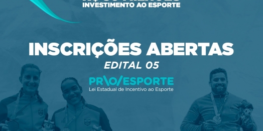 Abertas as inscrições para o edital que destina R$ 50 milhões a projetos esportivos