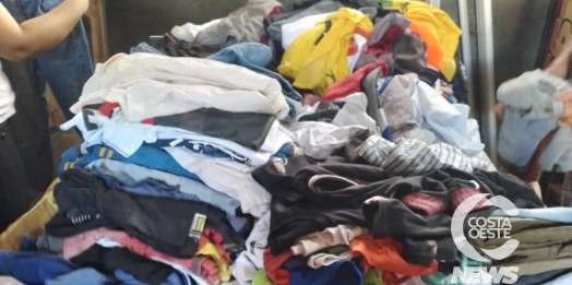 ACAF realiza doações de roupas e cobertores em São Miguel do Iguaçu