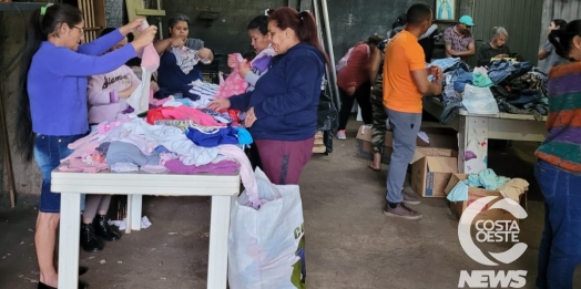 ACAF realiza mais um bazar solidário para atender famílias carentes de São Miguel do Iguaçu