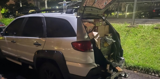 Ação integrada prende dois brasileiro após assalto a veículo com carga avaliada em R$ 500 mil em Foz do Iguaçu