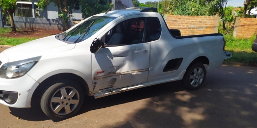 Acidente de trânsito deixa motociclista ferido em Santa Helena