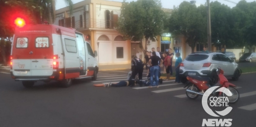 Acidente deixa duas pessoas feridas em Santa Helena