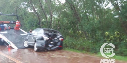 Acidente é registrado na BR 277 em São Miguel do Iguaçu