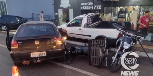 Acidente é registrado pela Polícia Militar em Santa Helena