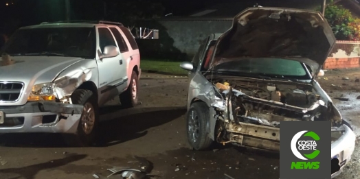 Acidente envolvendo veículos deixa uma pessoa ferida em Santa Helena