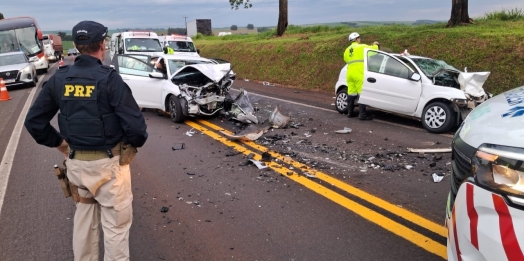 Acidente grave na BR-277 deixa dois mortos e quatro feridos em Céu Azul