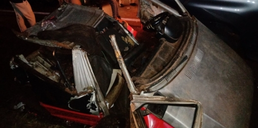 Acidente grave na BR 277 em São Miguel do Iguaçu deixa dois feridos