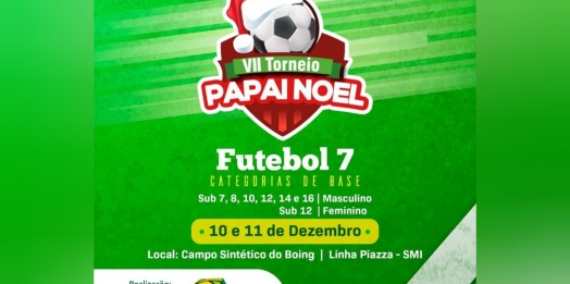 ACISMI realiza nesse final de semana o VII Torneio Papai Noel de futebol sete