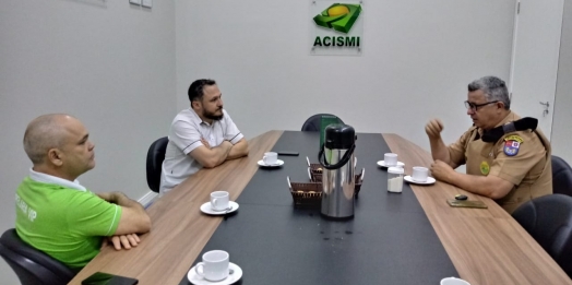 ACISMI recebe visita do Comandante da Polícia Militar de São Miguel