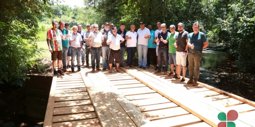 Administração de Missal oficializa entrega de quatro pontes na zona rural do município