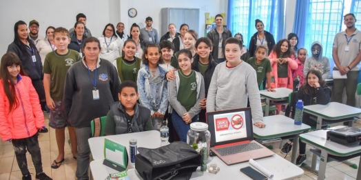 Agentes Comunitários estão realizando palestras de prevenção às endemias nas escolas de São Miguel do Iguaçu