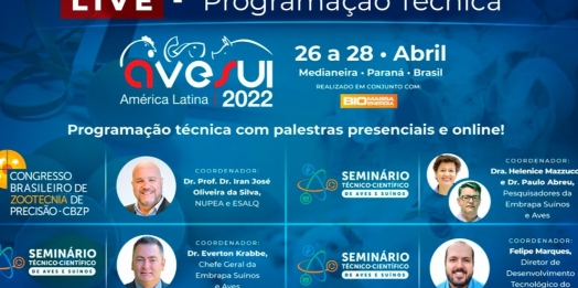 Confira a apresentação da Programação Técnica AveSui 2022