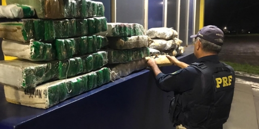 Após acompanhando tático, PRF apreende maconha, skunk e haxixe em Santa Terezinha de Itaipu