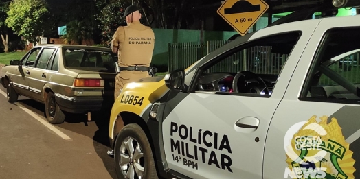 Após denúncia, PM de Itaipulândia recupera carro furtado em Matelândia