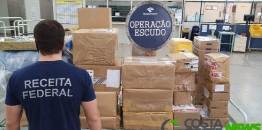 Apreensões na fronteira ultrapassaram 90 milhões de dólares no ano de 2020