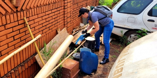 Arrastão de combate a dengue mobiliza equipe de Vigilância em Saúde em Santa Helena