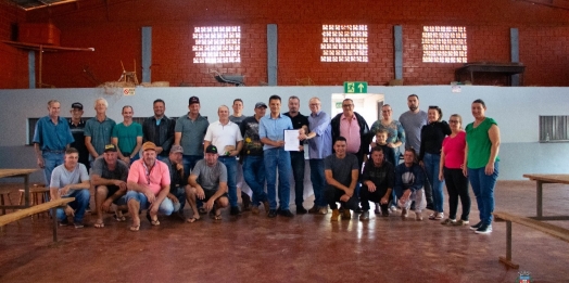 Assinada a Ordem de serviço para perfuração de Poço Artesiano na Linha São Bernardo