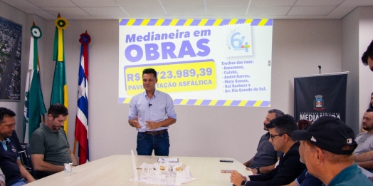 Assinada Ordem de Serviço de mais de R$1,7 milhão para pavimentação asfáltica