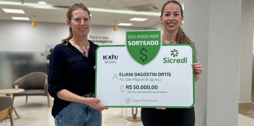 Associada Sicredi é contemplada com prêmio de R$ 50 mil em sorteio de seguro de vida