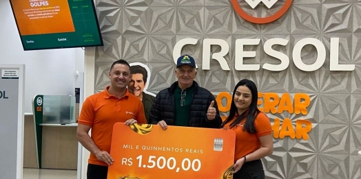Cooperados são premiados pela Cresol em São Miguel do Iguaçu