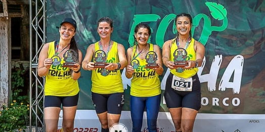 Atletas de Guaíra  se destacam entre os campeões na Eco trilha