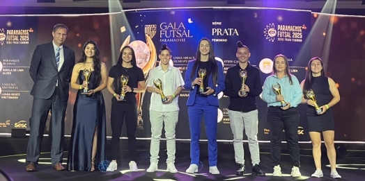 Atletas de São Miguel do Iguaçu brilham na Gala da Federação Paranaense de Futsal