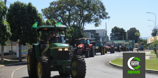 Mobilização em apoio ao governo Bolsonaro é realizado em Santa Helena