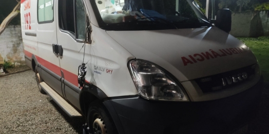 Homem é atropelado pela ambulância do SAMU em Santa Helena